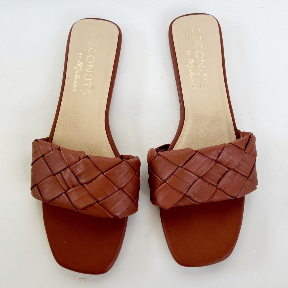 COPY - Coconuts by Matisse Sweet Pea Slide Leather Sandal size 9